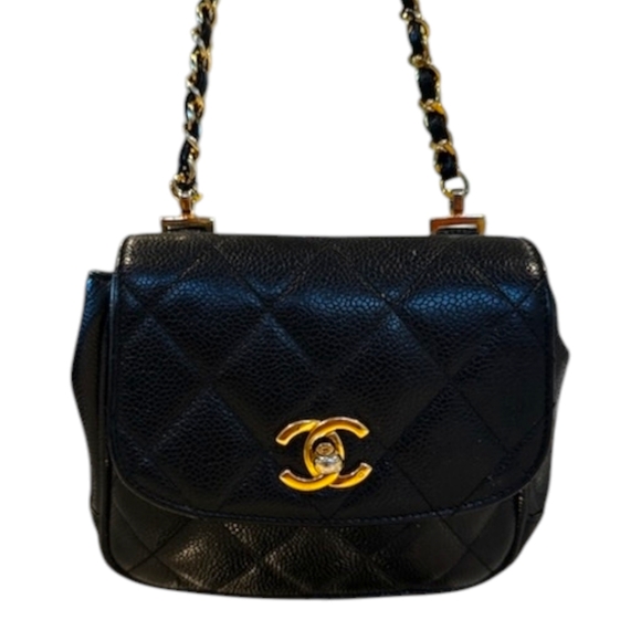 Chanel Crossbody Handbag Caviar Leather - Picture 13 of 16